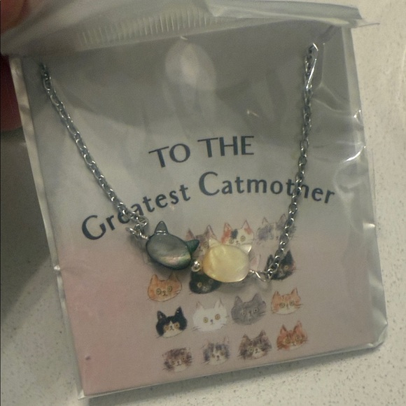 Other - Catmother Necklace with Silver Chain